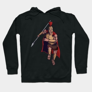 Spartan Warrior run to war Hoodie